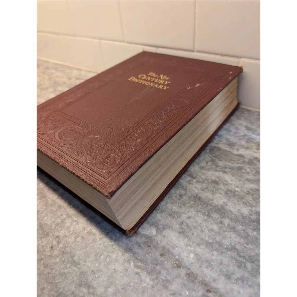 The New Century Dictionary Volume One 1953, Vintage Dictionary A-Pocket Veto